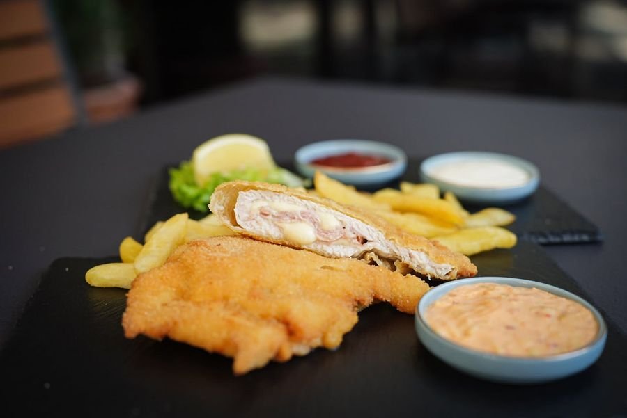 Food fotografija, cordon bleu